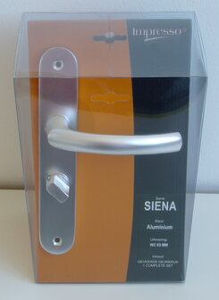Impresso deurklinkset Siena