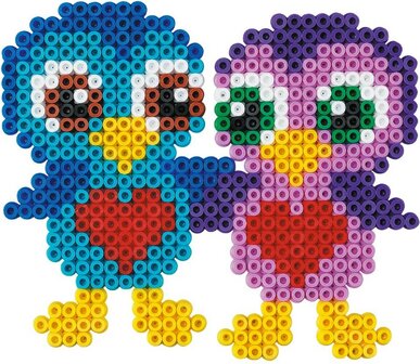 Strijkkralen Hama 9.000 stuks primaire kleuren in pot