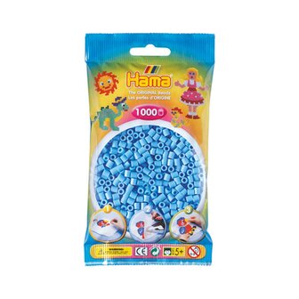 Strijkkralen Hama 1.000 stuks Pastel Blauw 207-46