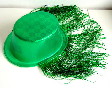 Hoge Hoed groen met nephaar