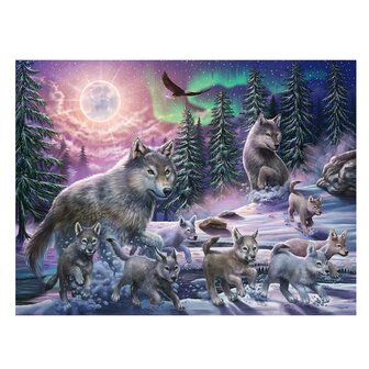 Ravensburger Noordelijke Wolven puzzel 150 stukjes XXL