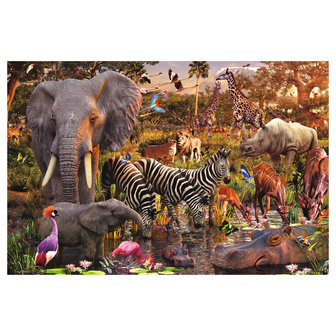 Ravensburger puzzel Afrikaanse Dierenwereld 3.000 stukjes