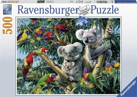 Ravensburger puzzel Koala's in de boom 500 stukjes