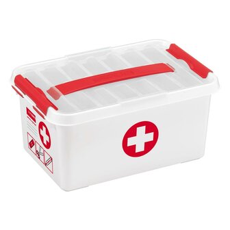 EHBO doos 6 liter plastic met handvat