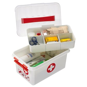 EHBO doos 6 liter plastic met handvat