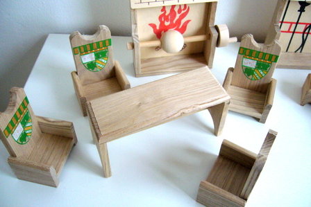 3-in-1 Houten meubels voor kasteel Charl&#039;s Toys