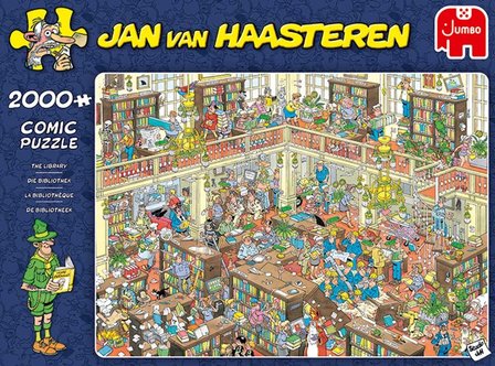 Jan van Haasteren puzzel 2.000 stukjes Bibliotheek