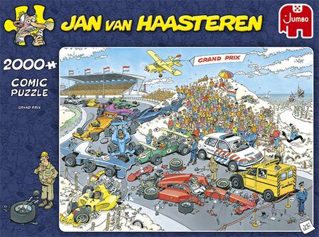Jan van Haasteren puzzel 2.000 stukjes Formule 1 deukje