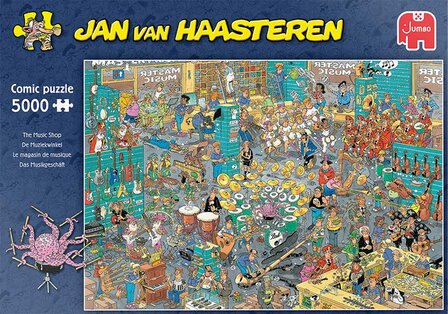 Jan van Haasteren puzzel 5.000 stukjes Muziekwinkel