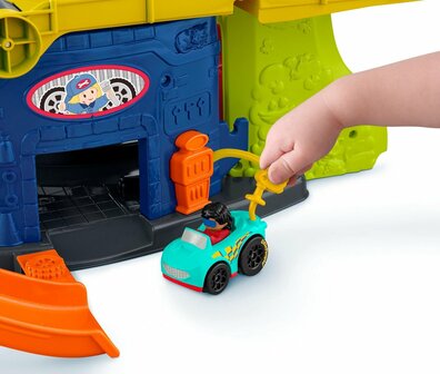Fisher Price Little People Zit en Sta Wheelies garage