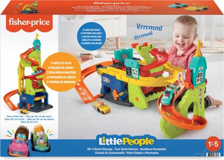 Fisher Price Little People Zit en Sta Wheelies garage
