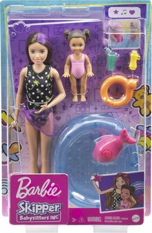 Barbie Skipper Babysitter zwembad speelset