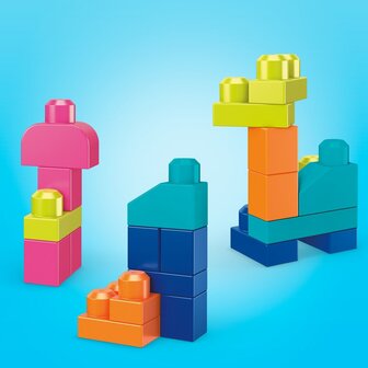 Mega Bloks First Builders Lama opbergbox met 25 blokken  