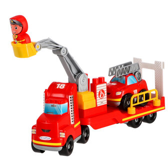 Abrick brandweerwagen set