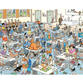 Jan van Haasteren puzzel 2.000 stukjes de Kattenshow