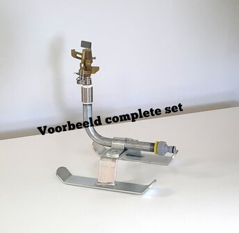 Sproeislede 1/2&quot; buitendraad gelast gegalvaniseerd staal klein