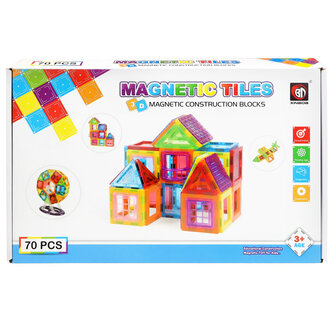 Science magnetische tegels 70-delig