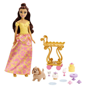 Disney Princess Belle met theekar 
