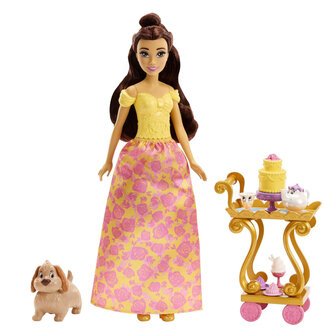 Disney Princess Belle met theekar 