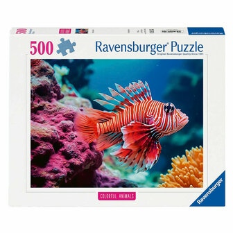 Ravensburger Rode koraalduivel puzzel 500 stukjes
