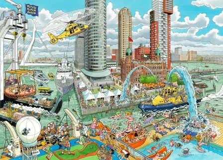 Ravensburger puzzel Rotterdam 1.000 stukjes Fleroux
