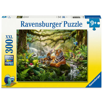 Ravensburger tijgers Jungle Wildlife Wonders puzzel 300 stukjes XXL 