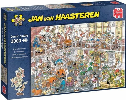 Jan van Haasteren puzzel 3.000 stukjes De Verbouwing