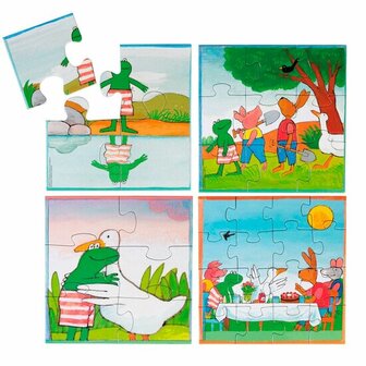 Kikker puzzels 4-in-1