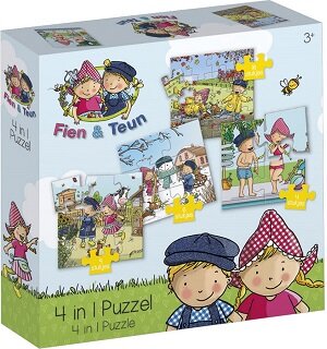 Fien en Teun puzzels 4-in-1