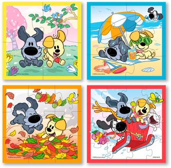 Woezel en Pip puzzels 4-in-1