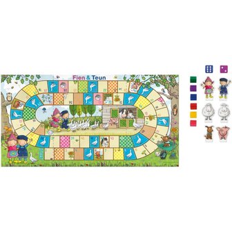 Fien en Teun Ganzenbord spel