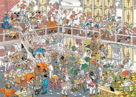Jan van Haasteren puzzel 2-in-1 De Bouwmarkt &amp; de Verbouwing 1.000 stukjes