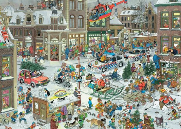 Jan van Haasteren puzzel 1000 stukjes Winter / Kerstmis