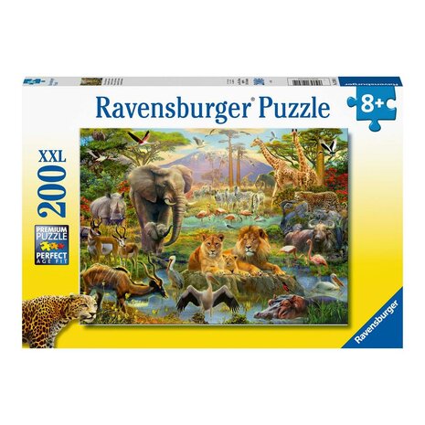 Ravensburger Dieren van de Savanne puzzel 200 stukjes XXL