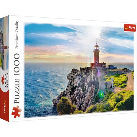 Trefl voordelige puzzel Vuurtoren Griekenland 1.000 stukjes