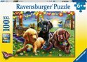Ravensburger Honden Picknick puzzel 100 stukjes XXL