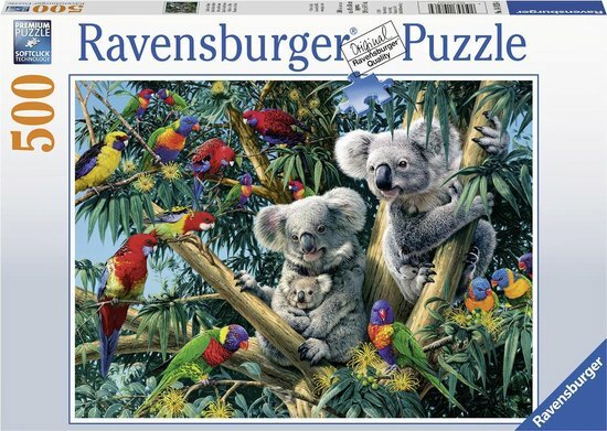 Ravensburger puzzel Koala's in de boom 500 stukjes