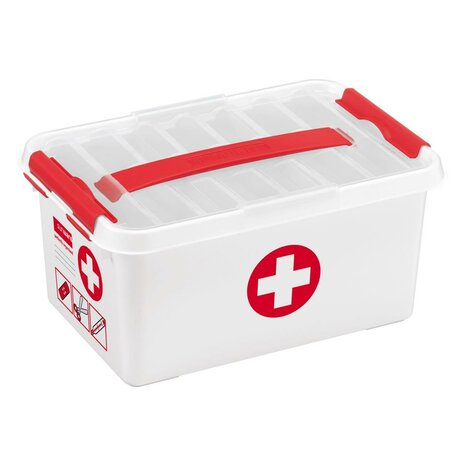 EHBO doos 6 liter plastic met handvat
