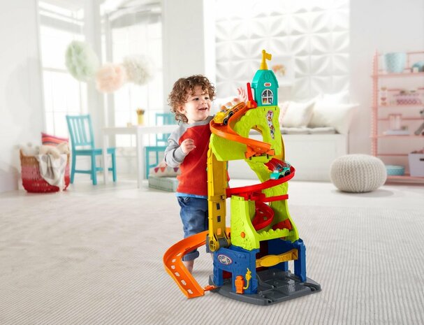 Fisher Price Little People Zit en Sta Wheelies garage