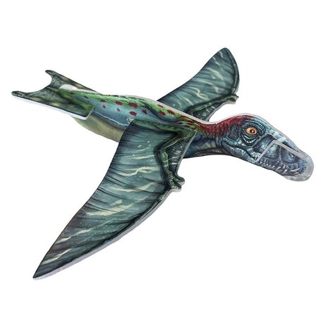 48x EVA Dinosaurus Zweefvliegtuigje piepschuim foam 