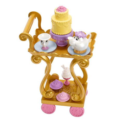 Disney Princess Belle met theekar 