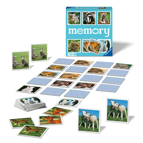 Ravensburger memory jonge dieren spel