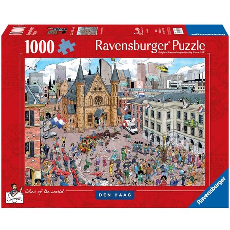 Ravensburger puzzel Den Haag 1.000 stukjes Fleroux