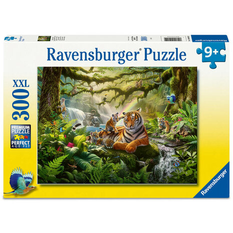 Ravensburger tijgers Jungle Wildlife Wonders puzzel 300 stukjes XXL 