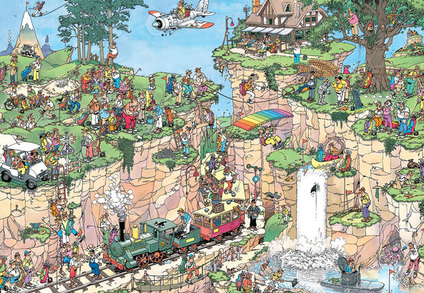 Jan van Haasteren puzzel 5.000 stukjes Golfbaan
