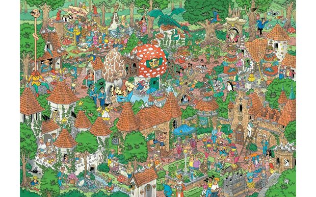 Jan van Haasteren puzzel 1.000 stukjes Sprookjesbos de Efteling