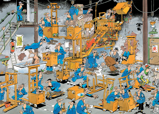 Jan van Haasteren puzzel 1.000 stukjes Karren maar Oldtimers