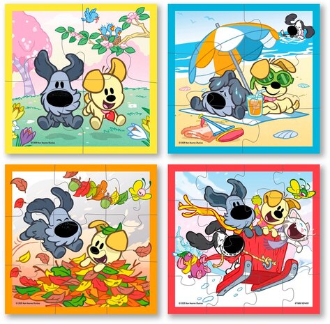 Woezel en Pip puzzels 4-in-1