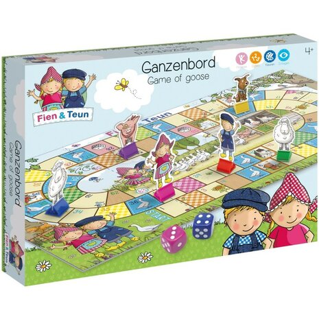 Fien en Teun Ganzenbord spel