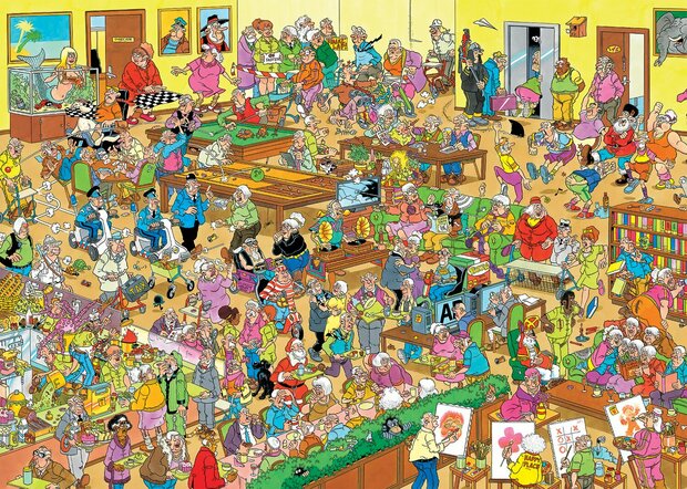 Jan van Haasteren puzzel het Bejaardentehuis 1000 stukjes